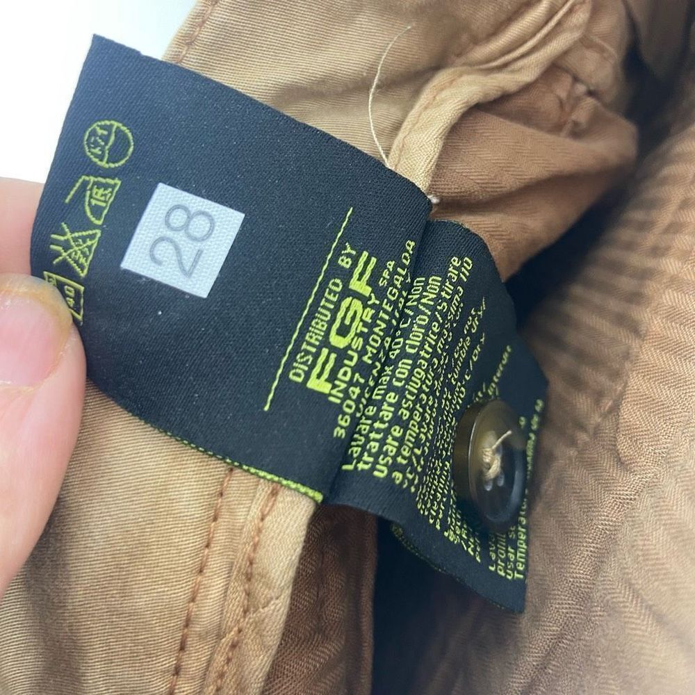 Blauer USA Women's Brown FGF Straight Leg Capri Pants Size 28 - Picture 4 of 7